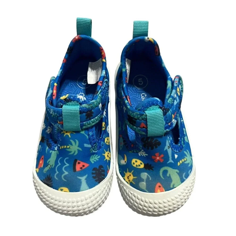 Cat & Jack Sz 5 Summer Print Oscar Water Shoes